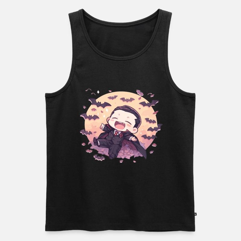 Vampir - Männer Premium Bio Tank Top - Schwarz