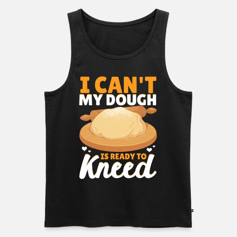 Funny bread baking baker - Men's Premium Organic Tank Top - black