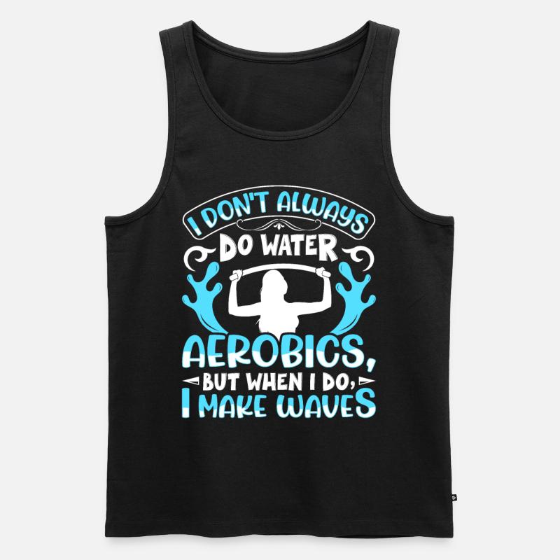 Aerobic Exercise Designs - Männer Premium Bio Tank Top - Schwarz