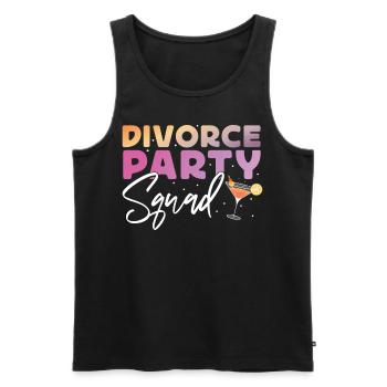 Happy Divorce Party Divorce Party - Männer Premium Bio Tank Top - Schwarz - Vorne - Michal (187cm)