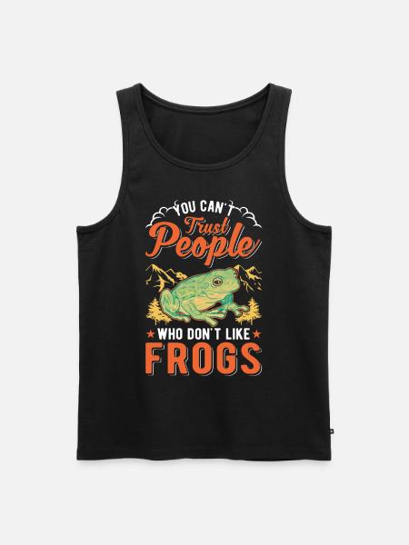 Frog Gift Tree Frog - Men's Premium Organic Tank Top - black