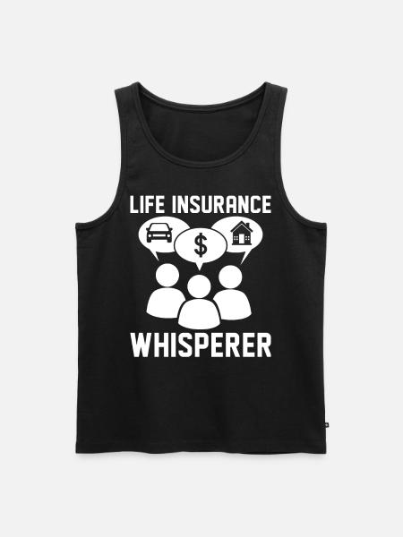 Funny Agent Broker - Men's Premium Organic Tank Top - black