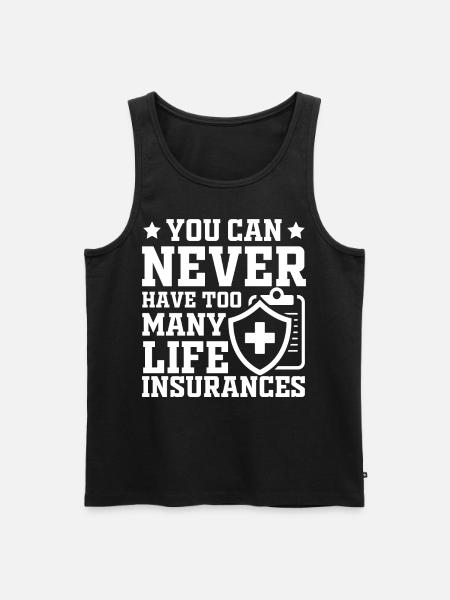 Funny Agent Broker - Men's Premium Organic Tank Top - black