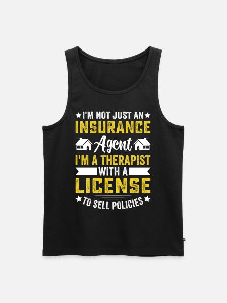 Weird broker - Men's Premium Organic Tank Top - black