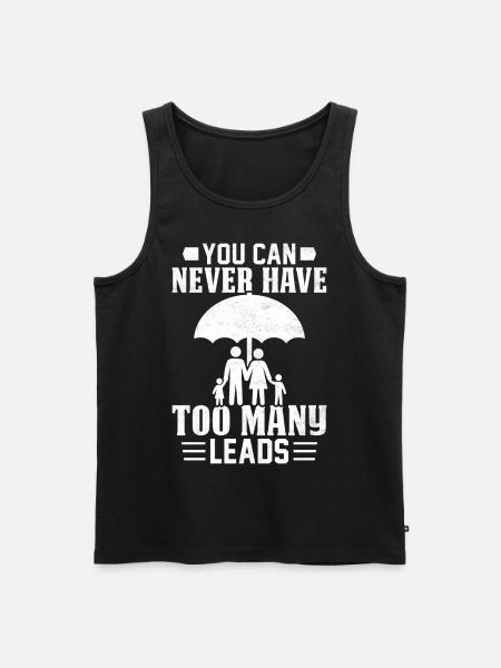 Funny insurance broker - Men's Premium Organic Tank Top - black