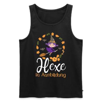 Hexe In Ausbildung - Männer Premium Bio Tank Top - Schwarz - Vorne - Michal (187cm)