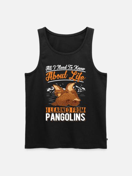 Pangolin Cadeau Pangolin - Débardeur bio Premium Homme - noir
