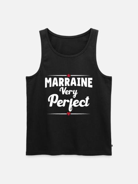 Marraine very perfect - Débardeur bio Premium Homme - noir