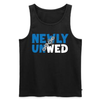 Happy Divorce Party Newly Unwed - Men's Premium Organic Tank Top - black - Front - Michal (187cm)