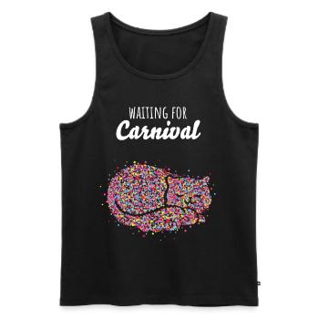 Carnival Carnival Confetti Cat Cat Lover - Men's Premium Organic Tank Top - black - Front - Michal (187cm)