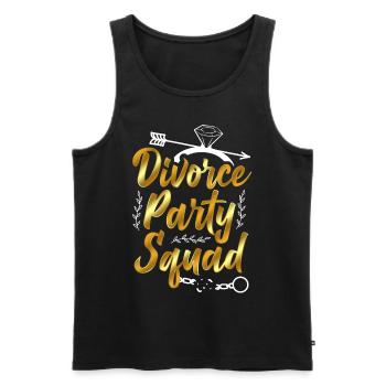 Happy Divorce Party Divorce Party - Männer Premium Bio Tank Top - Schwarz - Vorne - Michal (187cm)