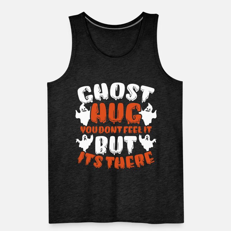 Ghost Hunt Ghost Hug Men's Premium Organic Tank Top