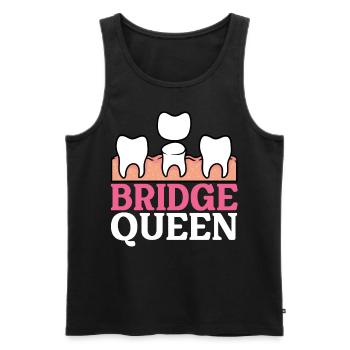 Lustige Zahnlaborantin Zahnärztin - Männer Premium Bio Tank Top - Schwarz - Vorne - AI Model Male 178 light (178cm)