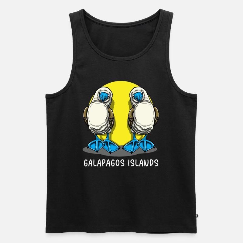 Galapagos Islands - Männer Premium Bio Tank Top - Schwarz