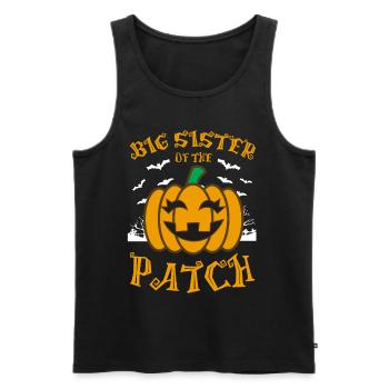 Big Sister Of the Patch - Men's Premium Organic Tank Top - black - Front - AI Model Male 178 light (178cm)