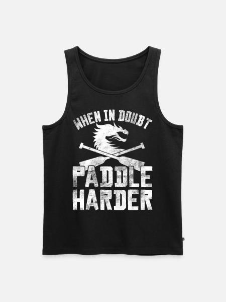 Fun dragon boat races - Men's Premium Organic Tank Top - black