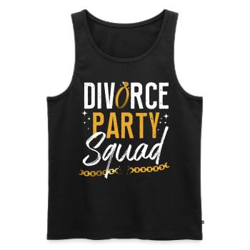 Happy Divorce Party Divorce Party - Men's Premium Organic Tank Top - black - Front - Michal (187cm)