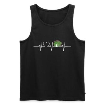 Nudibranch Nacktkiemer Nacktschnecken - Männer Premium Bio Tank Top - Schwarz - Vorne - AI Model Male 178 light (178cm)