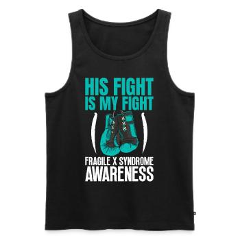 Fantastische Handschuhkunst Für Kämpfer - Fragiles - Männer Premium Bio Tank Top - Schwarz - Vorne - AI Model Male 178 light (178cm)