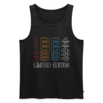 Limited Edition 1994 Geburtstag 1994 Vintage Retro - Männer Premium Bio Tank Top - Schwarz - Vorne - AI Model Male 178 light (178cm)
