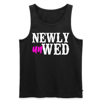 Happy Divorce Party Newly Unwed - Men's Premium Organic Tank Top - black - Front - Michal (187cm)