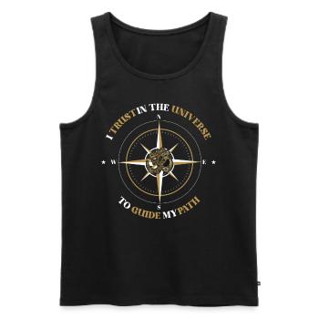 Om Hinduism Meditation Yoga Zen Mantra Hinduism - Männer Premium Bio Tank Top - Schwarz - Vorne - AI Model Male 178 light (178cm)