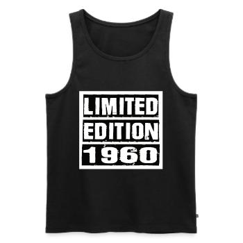 Edition Limitée 1960 Anniversaire 1960 Vintage Rétro - Débardeur bio Premium Homme - noir - Devant - Michal (187cm)