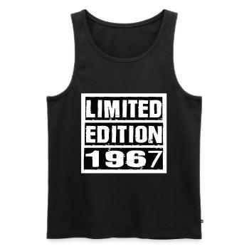 Edition Limitée 1967 Anniversaire 1967 Vintage Rétro - Débardeur bio Premium Homme - noir - Devant - Michal (187cm)