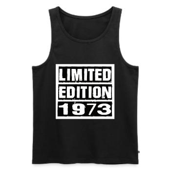 Edition Limitée 1973 Anniversaire 1973 Vintage Rétro - Débardeur bio Premium Homme - noir - Devant - Michal (187cm)