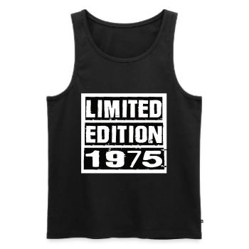 Edition Limitée 1975 Anniversaire 1975 Vintage Rétro - Débardeur bio Premium Homme - noir - Devant - Michal (187cm)