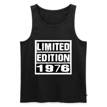 Edition Limitée 1976 Anniversaire 1976 Vintage Rétro - Débardeur bio Premium Homme - noir - Devant - Michal (187cm)