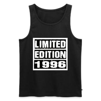 Limited Edition 1996 Geburtstag 1996 Vintage Retro - Männer Premium Bio Tank Top - Schwarz - Vorne - AI Model Male 178 light (178cm)