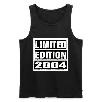Limited Edition 2004 Birthday 2004 Vintage Retro - Men's Premium Organic Tank Top - black - Front - AI Model Male 178 light (178cm)