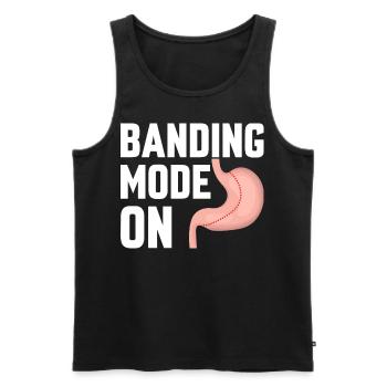 Lustige Magenbypass-Operation Bariatrie - Männer Premium Bio Tank Top - Schwarz - Vorne - AI Model Male 178 light (178cm)