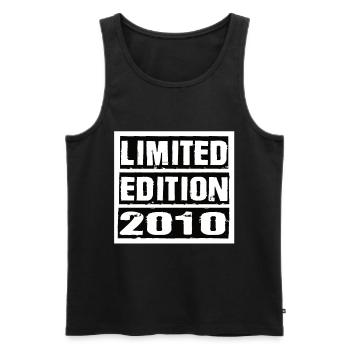Limited Edition 2010 Geburtstag 2010 Vintage Retro - Männer Premium Bio Tank Top - Schwarz - Vorne - Michal (187cm)