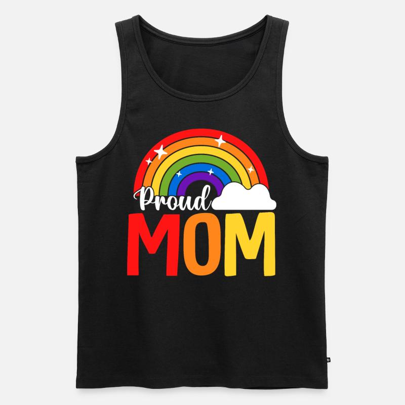 LGBTQ-Mutter - Männer Premium Bio Tank Top - Schwarz