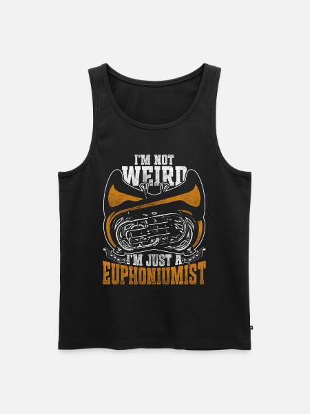Euphonist Euphonium Eufonium - Men's Premium Organic Tank Top - black