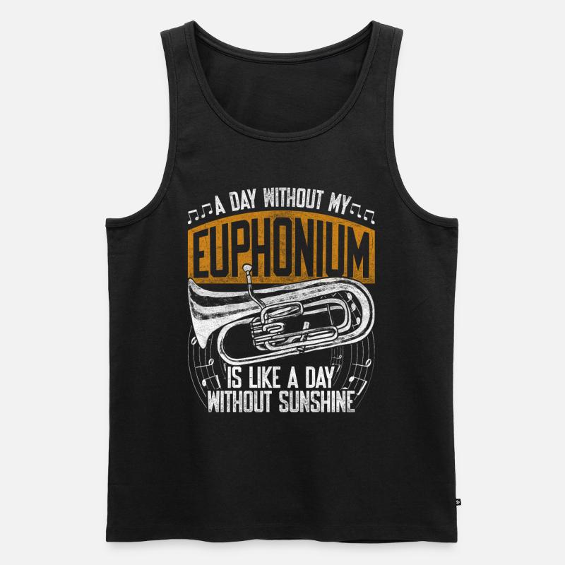 Euphonium Eufonium Euphoniste - Débardeur bio Premium Homme - noir
