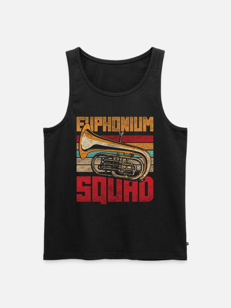 Euphonium Euphonist Euphonium Squad - Männer Premium Bio Tank Top - Schwarz