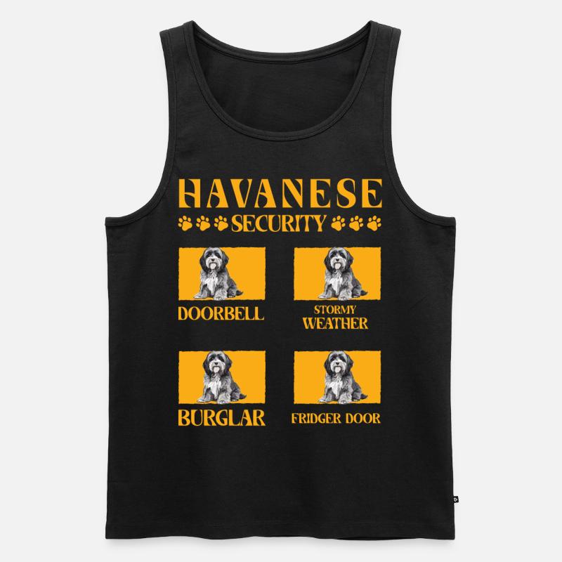 Havanese Security - Männer Premium Bio Tank Top - Schwarz