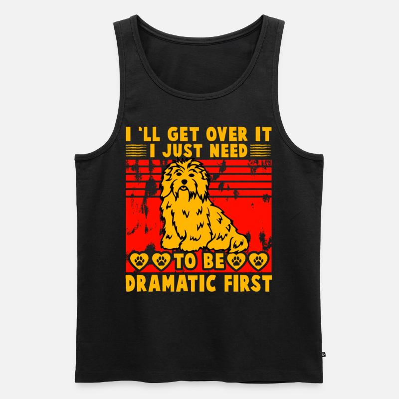 Havaneser Lustiger Spruch - Männer Premium Bio Tank Top - Schwarz