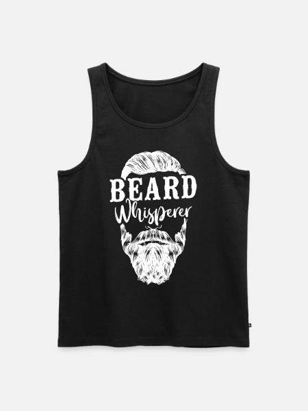 Beard Lover Bearded Man Beard - Men's Premium Organic Tank Top - black