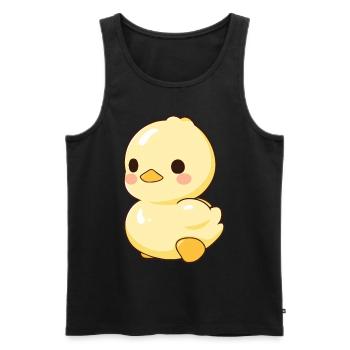 Yellow rubber duck rubber duck - Men's Premium Organic Tank Top - black - Front - Michal (187cm)