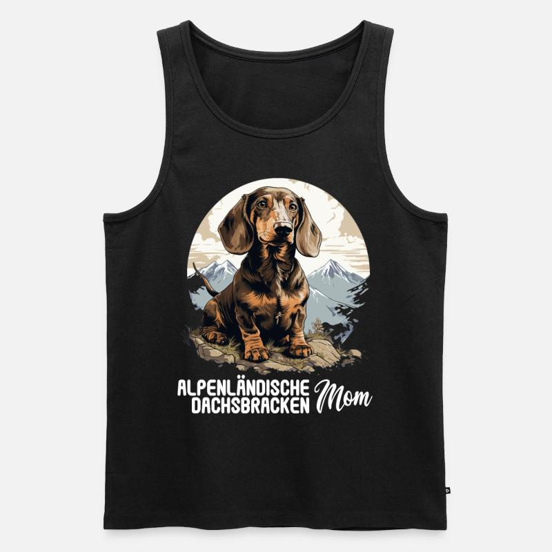 Alpenländische Dachsbracke - Männer Premium Bio Tank Top - Schwarz