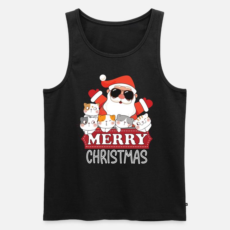 Joyeux Noël - Débardeur bio Premium Homme - noir