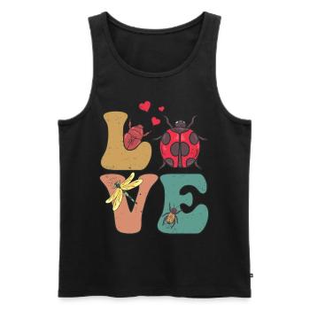 Entomologie Entomologe Käfersammler - Männer Premium Bio Tank Top - Schwarz - Vorne - Michal (187cm)