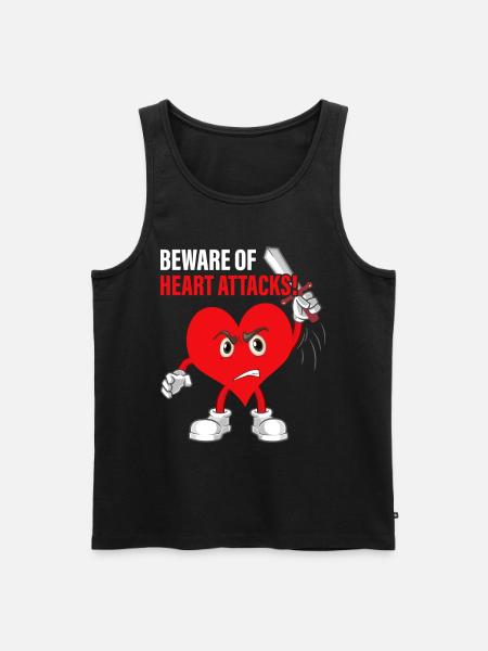 Recovery from open-heart surgery - Men's Premium Organic Tank Top - black