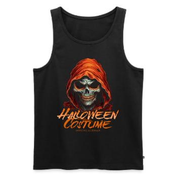Grim Reaper Red Hood: Halloween Costume for Women - Men's Premium Organic Tank Top - black - Front - AI Model Male 178 light (178cm)