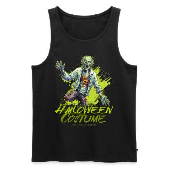 Green Zombie Doctor - Halloween Costume for Ladies - Men's Premium Organic Tank Top - black - Front - Michal (187cm)