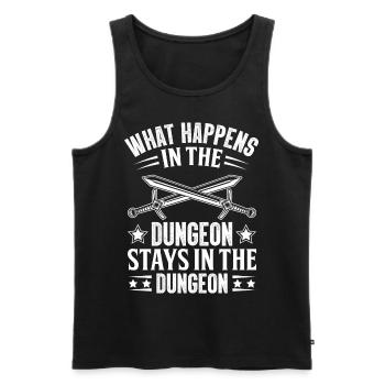 LARP Live-Action-Rollenspiele - Männer Premium Bio Tank Top - Schwarz - Vorne - Michal (187cm)